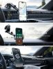 Wireless Car Charger, CHGeek 15W Fast Charging Auto Clamping Car Charger Phone Mount Phone Holder fit for iPhone 15 14 13 12 11 Pro Max Xs, Samsung Ga
