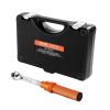 Click Torque Wrench Set 1/4Inch Drive 20-240 lbf-in/2.3-27.1N.m Orange 72-Tooth