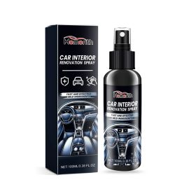 Homonth Car Interior Renovation Spray, Seat Interior Instrument Panel Cleaning Decontamination Maintenance Refurbishing Care Agent