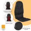 Back Massager Cushion Electric Massage Car Seat Cushion Chair Pad with Heating Function 8 Vibration Modes 3 Intensity Levels