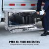 VEVOR Underbody Truck Box, 30"√ó14"√ó16" Pickup Storage Box, Heavy Duty Aluminum Diamond Plate Tool Box with Lock and Keys, Waterproof Trailer Storage
