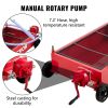 VEVOR Oil Drain Pan 20 Gallon Oil Drain Tank, 76L Low Profile Oil Drain Pan, Large Capacity Oil Change Pan, Foldable Hand, with Pump, Hose