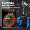 VEVOR Rotary Welding Positioner 50KG, 0-90° Welding Positioning Turntable Table 0.5-6RPM 120W