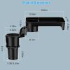 Car Cup Holder Tray 360¬∞ Rotating Car Bottle Holder Expander Adapter