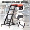 VEVOR Automotive Topside Creeper, with Adjustable Height 48" to 76", 400 LBS Capacity High Creeper, 4 Swivel Caster Wheels, Heavy Duty Foldable Creepe