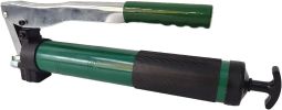 Lever Handle High Pressure System Grease Gun, Grease Gun Includes 12" Reinforced Flex Hose & 7" Rigid Extension, Heavy Duty 600CC 10000 PSI Resistant