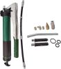 Lever Handle High Pressure System Grease Gun, Grease Gun Includes 12" Reinforced Flex Hose & 7" Rigid Extension, Heavy Duty 600CC 10000 PSI Resistant