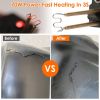 70W Plastic Welder Car Bumper Repair Kit Hot Stapler Welding Gun Plastic Repair Machine Soldering Tool with 200 Staples Pliers Cutter
