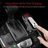 Car FM Transmitter w/ Wireless Earpiece 2 USB Charge Ports Hands-free Call MP3 Player