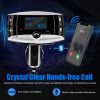 Car Wireless FM Transmitter USB Charger Hands-free Call MP3 Player SD Card Reading Aux-in LED Display