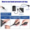 Stainless steel long distance car emergency key hook tool Triangle handle yellow warping plate 25-piece wedge airbag wrench combination tool