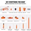 VEVOR 10 Ton Porta Power Kit, Hydraulic Ram with Pump, Car Jack with 4.6 ft/1.4 m Oil Hose, Bent Frame Repair Tool with Storage Case for Automotive, G