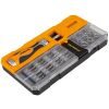 33-Piece Magnetic Ratcheting Screwdriver Bit & Socket Set, Multi Screwdriver comes with a Built-In Handle Storage Perfect for Home and Industrial Usag