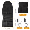 Back Massager Cushion Electric Massage Car Seat Cushion Chair Pad with Heating Function 8 Vibration Modes 3 Intensity Levels