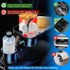 Car Cup Holder Tray 360¬∞ Rotating Car Bottle Holder Expander Adapter