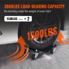 VEVOR Wheel Dolly, 3000 lbs/1360 kg Car Dollies, Wheel Dolly Car Tire Stake Set of 2 Piece, Heavy-duty Car Tire Dolly Moving Cars, Trucks, Trailers