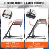 VEVOR Automotive Topside Creeper, with Adjustable Height 48" to 76", 400 LBS Capacity High Creeper, 4 Swivel Caster Wheels, Heavy Duty Foldable Creepe