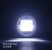 Lada road car 30 Wled fog lamp.  Steering signal Yellow fog lights waterproof led running lights 3000 lm lada tractor engineering vehicle motorcycle m
