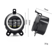 3.5 inch 30W LED Lada Fog Light Road Car Triangle daytime 93mm Waterproof Running Headlight Tractor Engineering Vehicle Motorcycle Modified Steering A