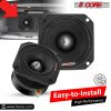 5 Core 3.5" Super Tweeter 2Pack ‚Ä¢ 300W RMS 1000W PMPO Combined ‚Ä¢ 4 OHM ‚Ä¢ Titanium Bullet w 1 inch Voice Coil ‚Ä¢ 106 dB Sensitivity ‚Ä¢ Easy to